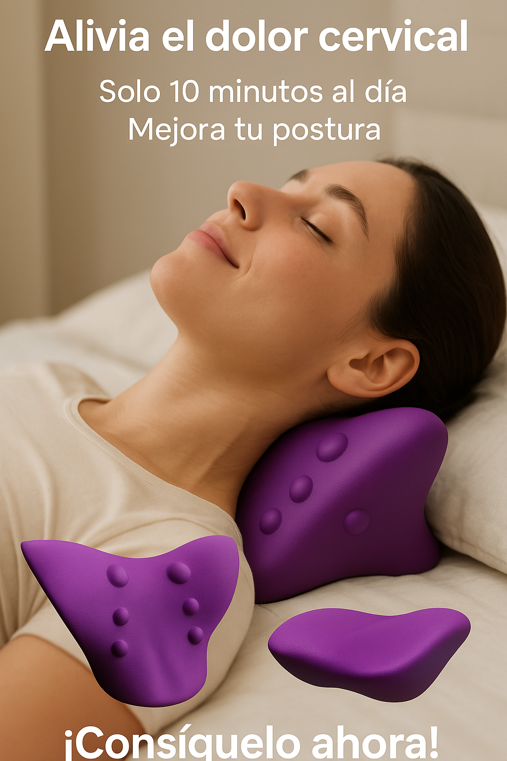 Almohada Quiropráctica de Tracción Cervical Dropea