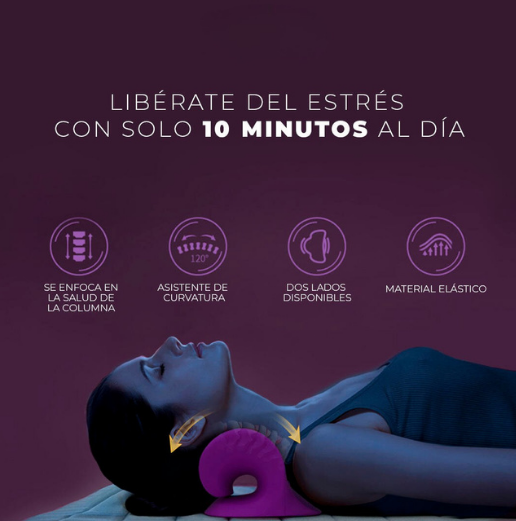 Almohada Quiropráctica de Tracción Cervical Dropea